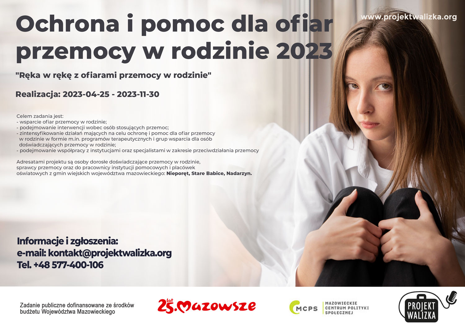 Ręka W Rękę Z Ofiarami Przemocy W Rodzinie | Projekt Walizka