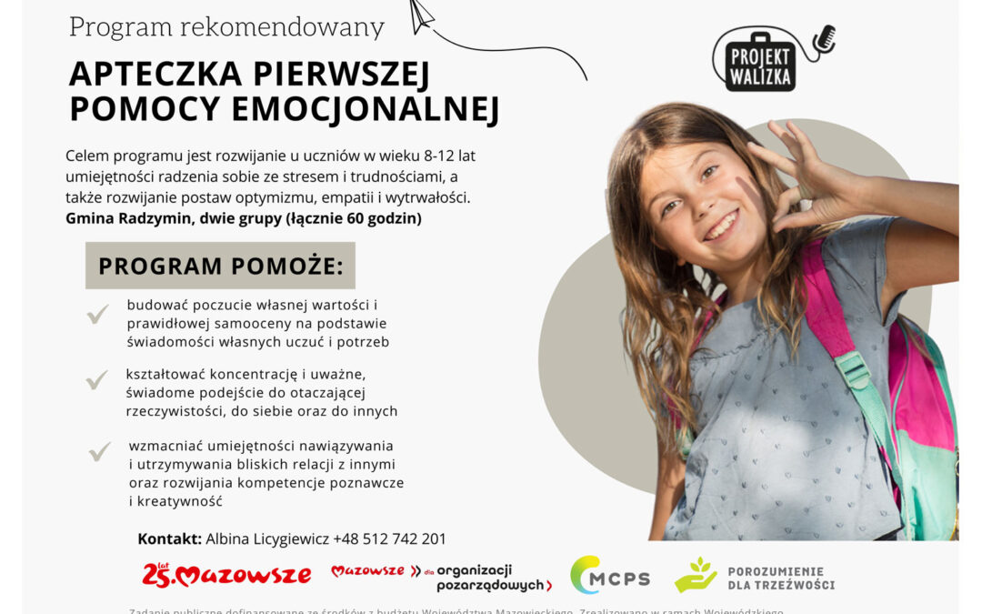 Apteczka Pierwszej Pomocy Emocjonalnej!