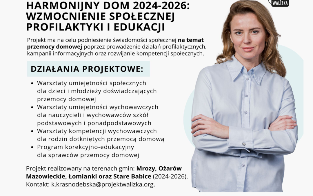 Harmonijny Dom 2024-2026: Wzmocnienie Społecznej Profilaktyki i Edukacji